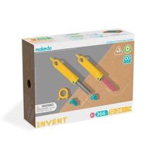 MAKEDO INVENT JNR - Cardboard Construction Large Toolbox Kit for Kids Ages 4+ - £136.62 GBP