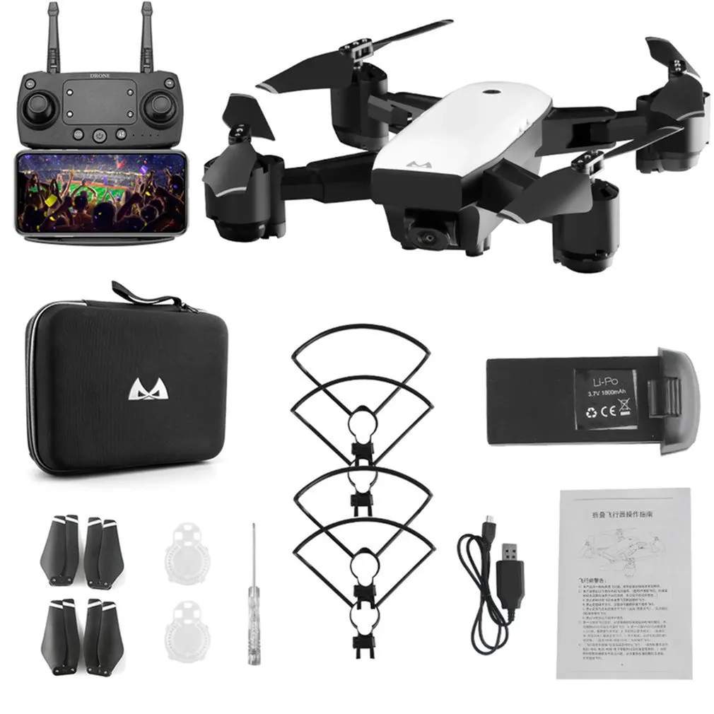 SMRC S20 6 Axles Gyro FPV 720/1080P/Wide Angle Camera Mini Drone Portable RC - £103.48 GBP+