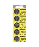 Toshiba CR2032 Battery 3V Lithium Coin Cell (15 Batteries) - $101.27 MXN+