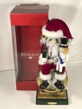 2006 Bombay Company Exclusive 17&quot; Santa Nutcracker Music Box New Year Display - £45.80 GBP