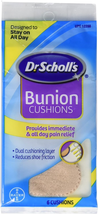 Bunion Cushions Shoe Pressure &amp; Friction Pain Relief Self Stick 6C - $11.29