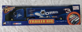Dale Earnhardt Jr. #3 Oreo Action Winner&#39;s Circle Nascar Trailer Rig  1:64 Scale - £19.58 GBP