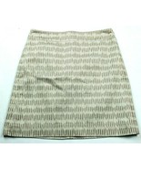 Loft Womens A Line Skirt Petite 0P Tan Striped Lined Back Zip - €11,18 EUR