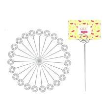 50pcs Round Shape Memo Clip Holders, as Cute Memo Clips, Photo Note Disp... - $14.99