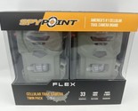 Spypoint Flex 33MP DOUBLE PACK Cellular Trail Cameras 1080P Infrared Dee... - £126.78 GBP