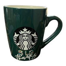 Starbucks "Big Thanks" Dark Green Ceramic Mug – 2020 Limited Edition - $211.36 MXN