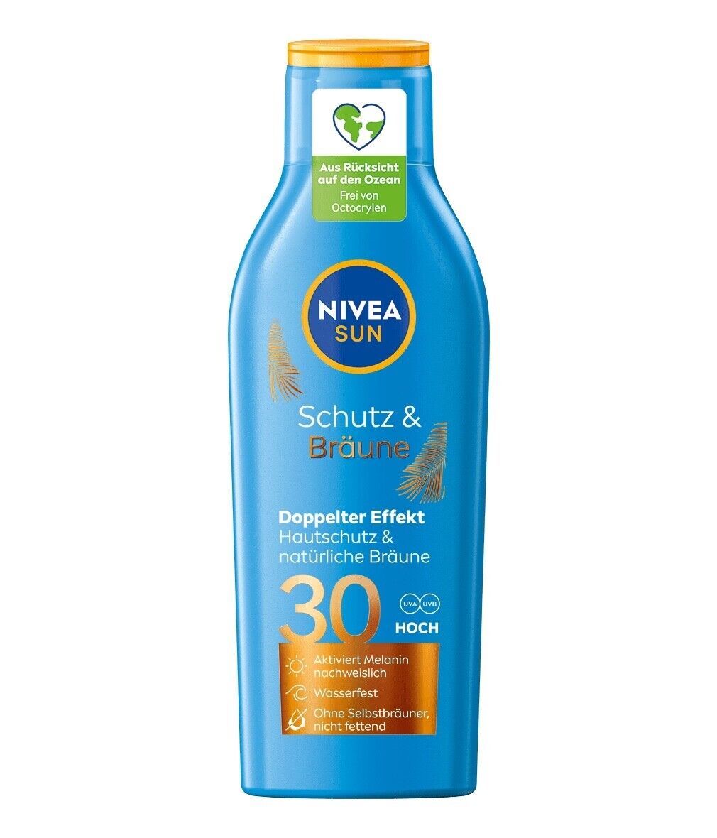 Nivea Sun Brown & Protect LOTION Sunscreen SPF 30 - 200ml-FREE SHIPPING - $26.72