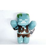Nerw! 9&quot; Minecraft DROWNED ZOMBIE Plush Stuffed Figure 2023 Mattel NWT - £22.30 GBP