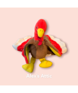 Gobbles the Turkey Ty Beanie Baby  Tags Attached pre-owned - $188.49 MXN