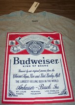 Vintage Style Budweiser Beer King Of Beers T-shirt Mens Medium New w/ Tag - £14.85 GBP