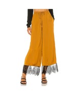 Free People Honey Ginger Talking in My Sleep Wide Leg Lounge Pants NWT S - $33.24