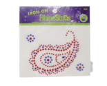 Dritz Iron-On Rhinestuds Applique - New - Paisley - $0.99