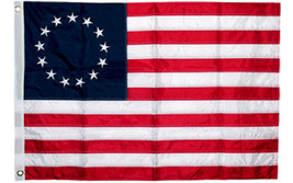 3x5 Embroidered Betsy Ross USA 200D Sewn Nylon Flag 5x3 Flag Banner (B4L) - $35.99