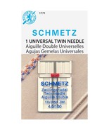 Schmetz Twin Machine Needle Size 4.0mm/100 1ct - £11.00 GBP