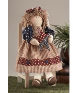 Primitive Doll  41400- Americana Doll w/star - £14.90 GBP