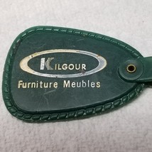 Kilgour Furniture Keychain Meubles Green French 1980s Plastic Vintage - $12.30