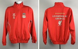 Liverpool Football Club Warrior 4 Jacket Mens Medium Pockets Full Zip Po... - $42.52