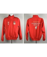 Liverpool Football Club Warrior 4 Jacket Mens Medium Pockets Full Zip Po... - £33.44 GBP