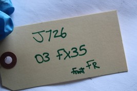 2003-2008 INFINITI FX35 FX45 FRONT RIGHT PASSENGER EXTERIOR DOOR HANDLE J726 image 10