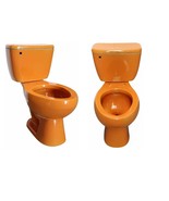 Mexican Toilet ELONGATED Comfort Height Hand Painted - Mostaza - - $1,940.98 CAD