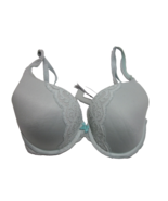 Victoria&#39;s Secret Size 32DD  Green Blue Lace Lined Demi Underwire Padded - £7.10 GBP
