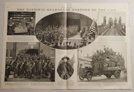 1917 Magazine Photos US National Guardsman Called to War World War 1 - £15.81 GBP