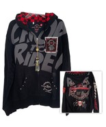 Christian Audigier Black Garage Parts Ride To Live Hoodie XXL NWT - $160.00
