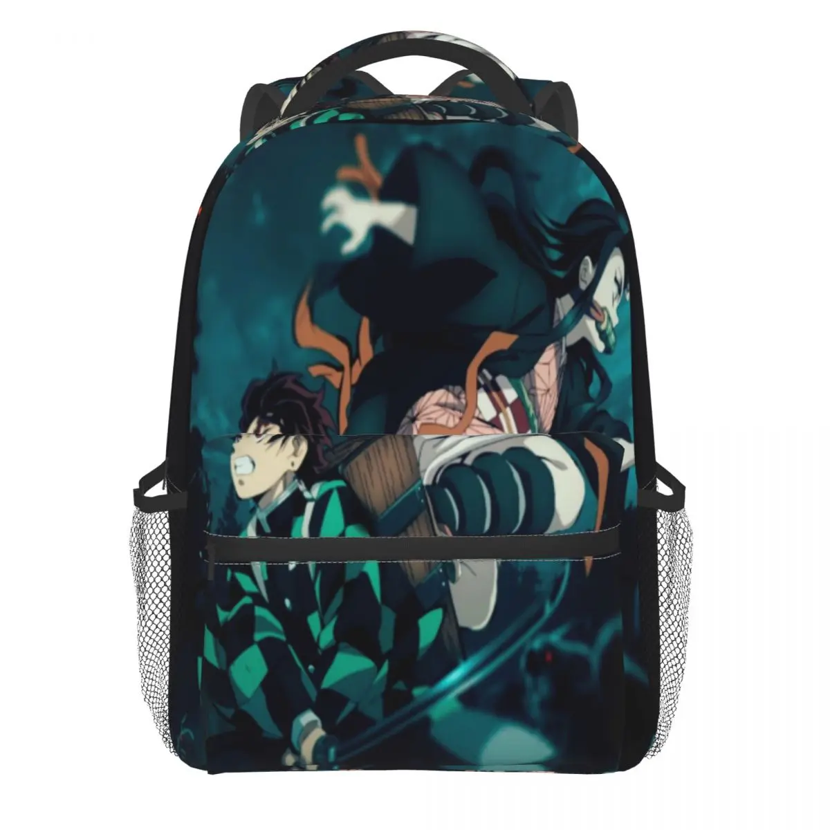  Tanjiro And Nezuko Backpack  Unisex Polyester Day Backpa  Modern School Bags Ru - $138.73