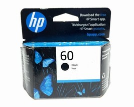HP 60 Genuine Ink Cartridge CC640WN Black D2530 EXP 4/2024 - $9.89