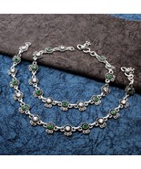 Beach Wear Real Oxidized 925 Argento Donne CZ Cavigliere Caviglia 10.3&quot; - €177,77 EUR