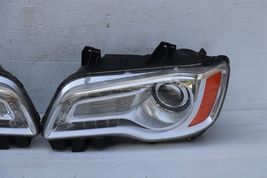 11-14 Chrysler 300C Halogen Projector Headlight Lamp Set L&R POLISHED image 3