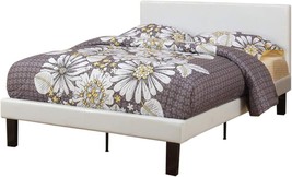 Full-Size Bed In White By Poundex. - £220.90 GBP
