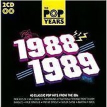 Various Artists : The Pop Years 1988-1989 CD Pre-Owned - £11.95 GBP