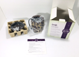 Scentsy Giraffe Animal Print Full Size Deluxe Wax Base &amp; Warmer Electric NEW NIB - $42.70