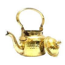 6.5&quot; Brass Tea Kettle Pot - Style, Elegant Home Decor - £53.73 GBP