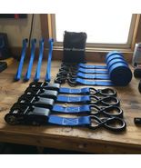 4 Pk Ratchet Tie Down Straps 2000lb Break Strength 1&quot;x15&#39; with Soft Loop... - $959.90 MXN