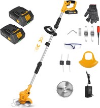 Weed Eater With Five Blades, Two Batteries, And One Charger. - £60.95 GBP