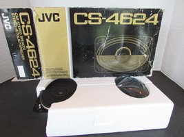 JVC CS-4624 Car Stereo Speakers Black Coaxial 2-way Speakers 45W NIB - $34.64 CAD