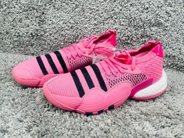 Men&#39;s Adidas Trae Young 2 Size 10 Pink Trap House Running Athletic Shoes IE1667 - £88.86 GBP