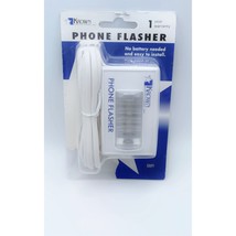 Universal phone flasher hearing impaired signaler visual light jack adapter - £23.98 GBP