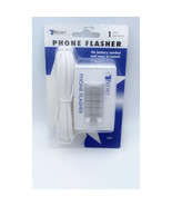 Universal phone flasher hearing impaired signaler visual light jack adapter - £25.86 GBP