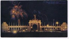Ontario Postcard Toronto Exhibition Grounds Night Illumination 3.5 x 6 - £3.95 GBP