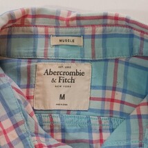 Abercrombie Fitch Men's Multicolor Plaid Long Sleeve Button Up Shirt Size Medium image 5