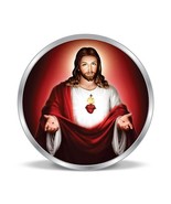 BIS Hallmarked Silver Coin Jesus Colorful Design 20gm 999 Pure BEST QUALITY - £78.21 GBP