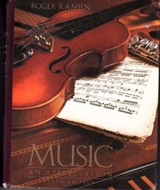 Music  An Appreciation by Roger Kamien 1995 Hardcover Textbook - £7.30 GBP