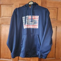 Men&#39;s Realtree Ford / USA flag Hoodie Sweatshirt Camo print in hood, siz... - £19.20 GBP