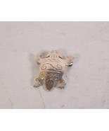 Vintage Sterling Silver Artist Signed Forbes Turtle Pin Brooch Thick Heavy - $108.92 CAD