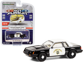 1982 Ford Mustang SSP Black White CHP California Highway Patrol Hot Pursuit Seri - £14.82 GBP