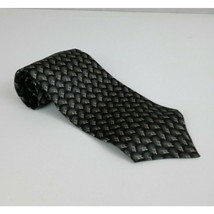 Stafford Executive Gray &amp; Black Tie With Beautiful Designs - $11.09