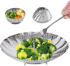 Steamer Basket Stainless Steel Instant Pot Accessories for Food and Vegetable, Z - £23.18 GBP